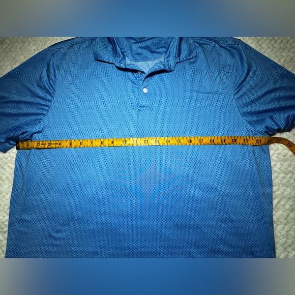 Kenneth Cole Men's Blue Golf Polo 👕 Performance Fabric Size Large - Picture 10 of 11